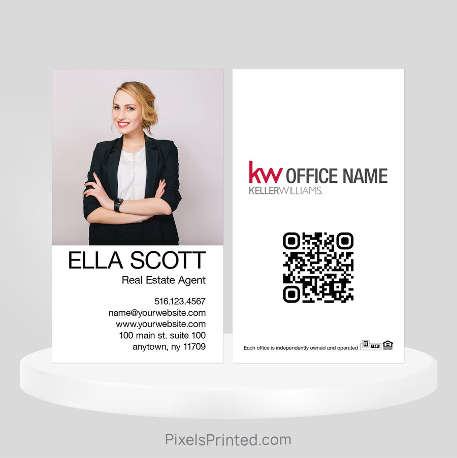 Keller Williams real estate business cards Business Cards PixelsPrinted 