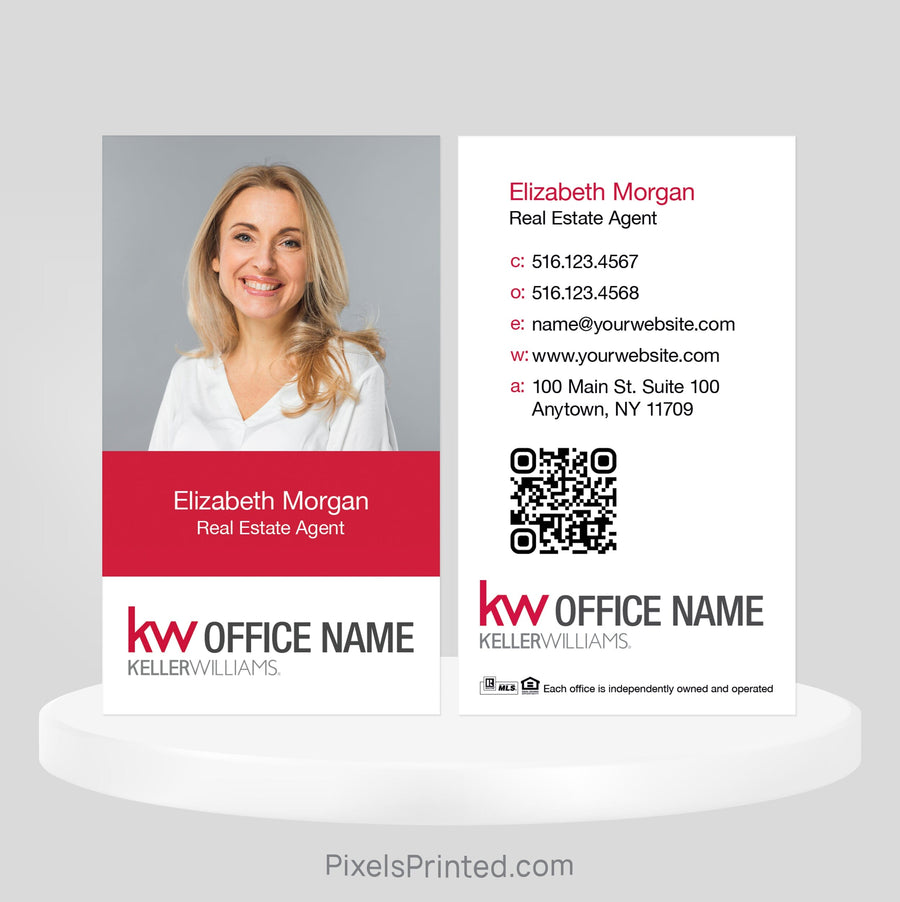 Keller Williams real estate business cards Business Cards PixelsPrinted 