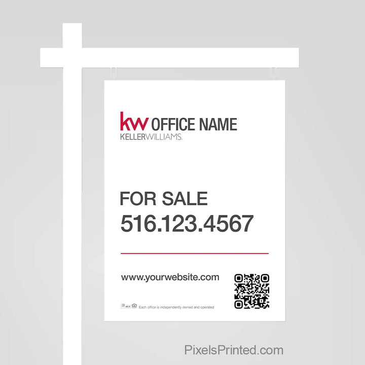 Keller Williams real estate for sale sign panels sign panels PixelsPrinted 
