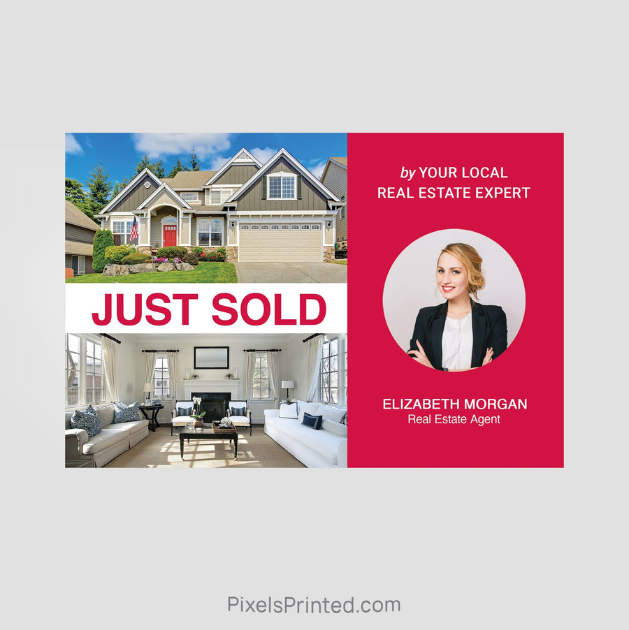 Keller Williams real estate just sold postcards PixelsPrinted 