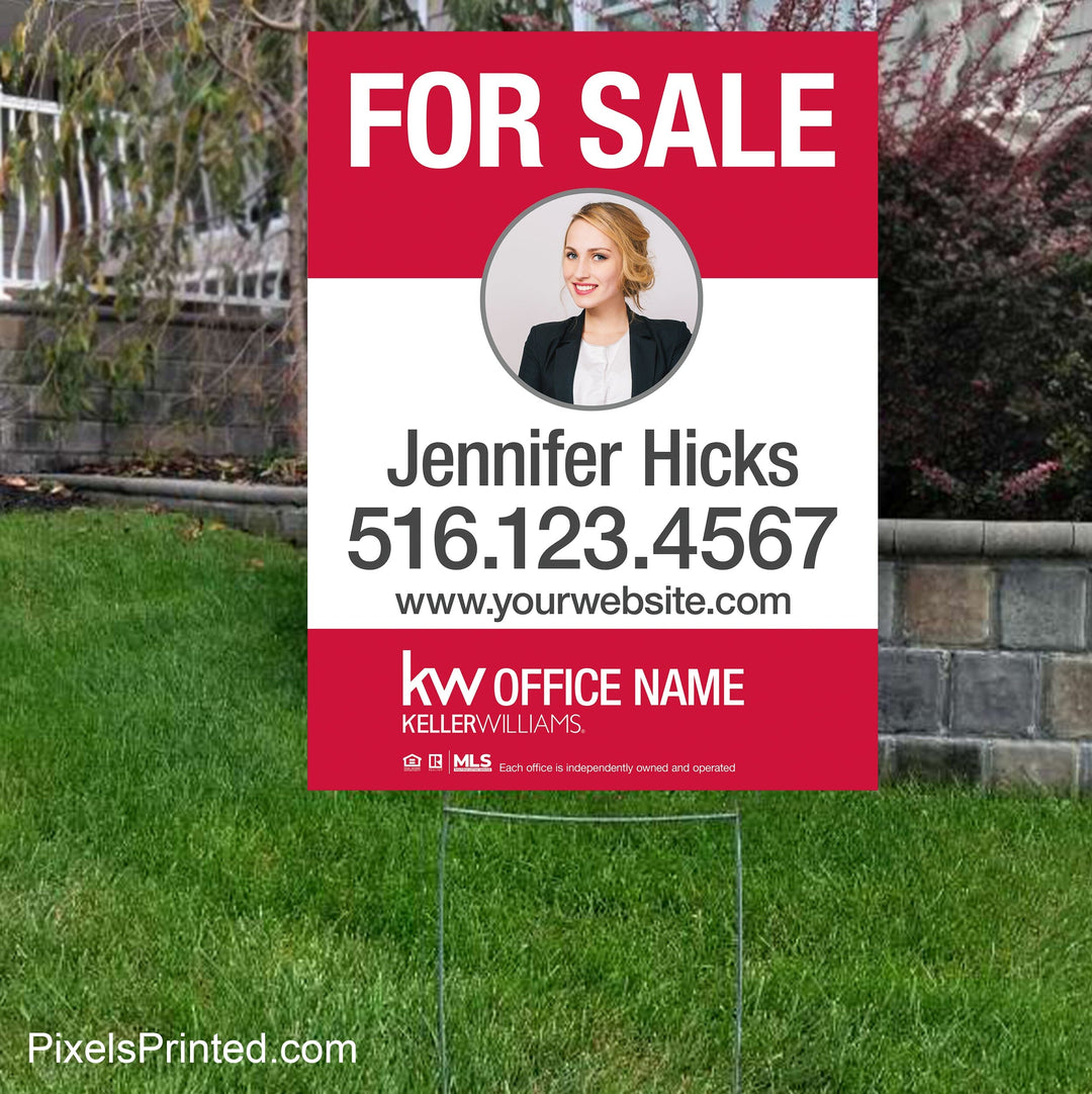 Keller Williams yard signs yard signs PixelsPrinted 