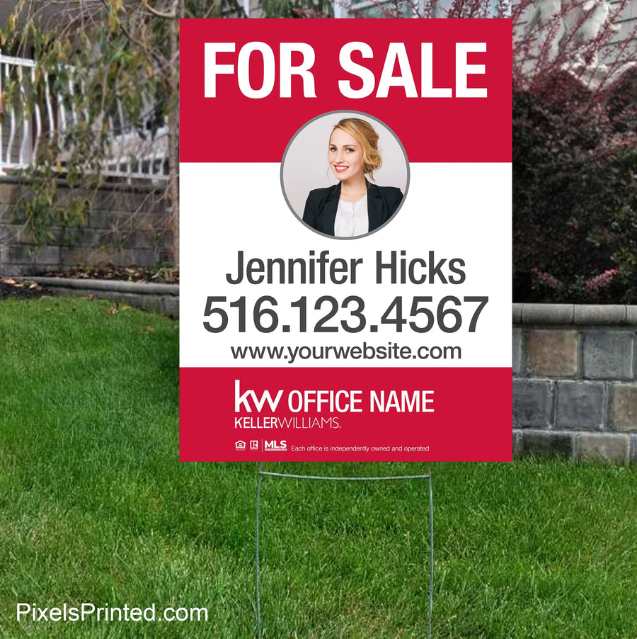 Keller Williams yard signs yard signs PixelsPrinted 