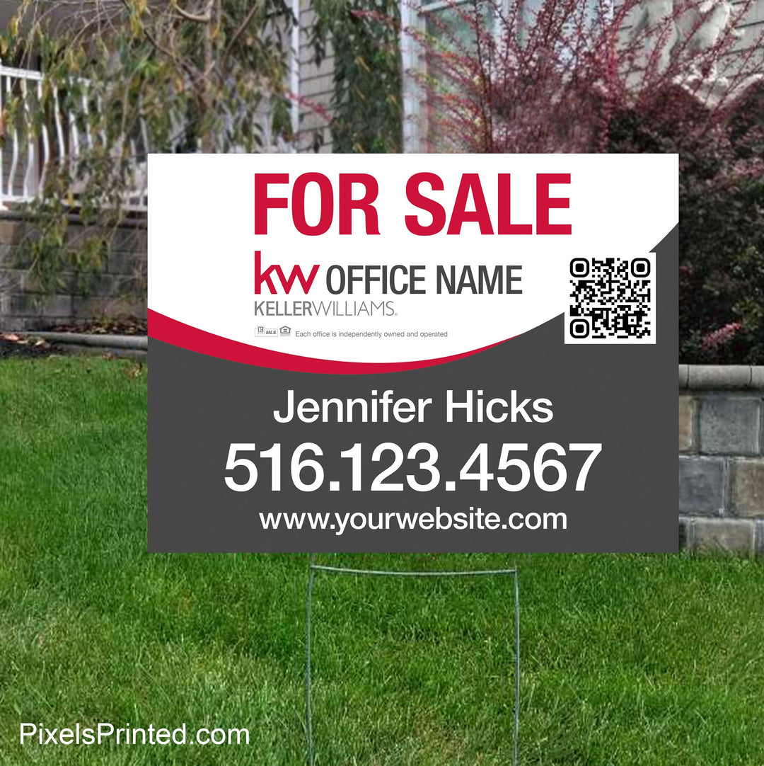Keller Williams yard signs yard signs PixelsPrinted 