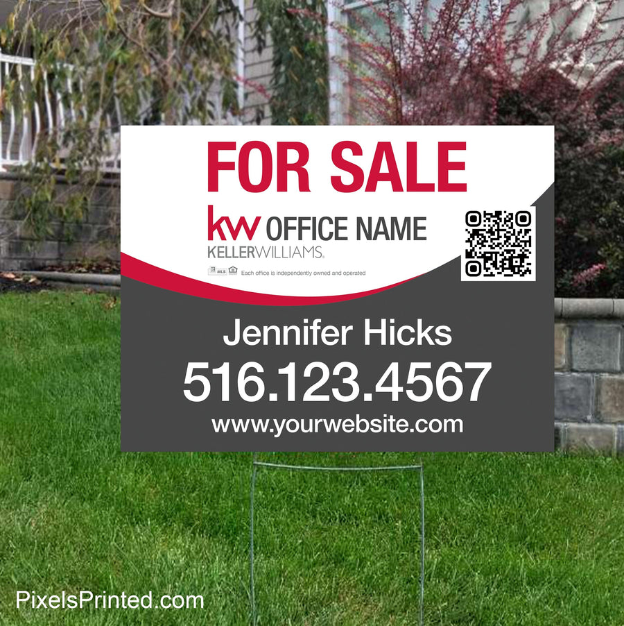 Keller Williams yard signs yard signs PixelsPrinted 