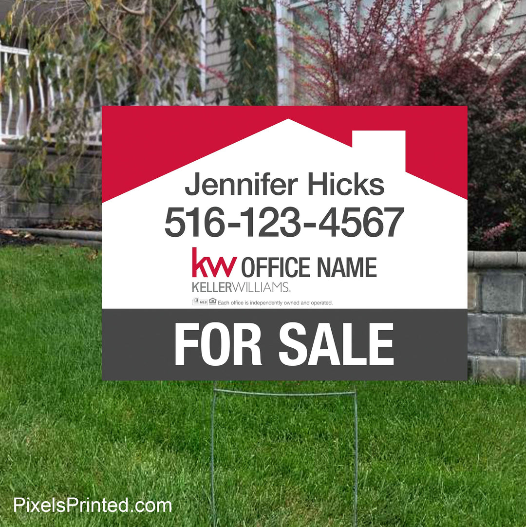 Keller Williams yard signs yard signs PixelsPrinted 