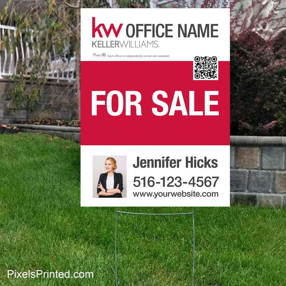 Keller Williams yard signs yard signs PixelsPrinted 