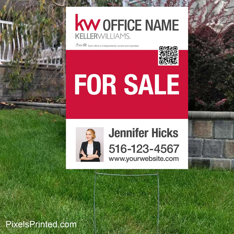 Keller Williams yard signs yard signs PixelsPrinted 