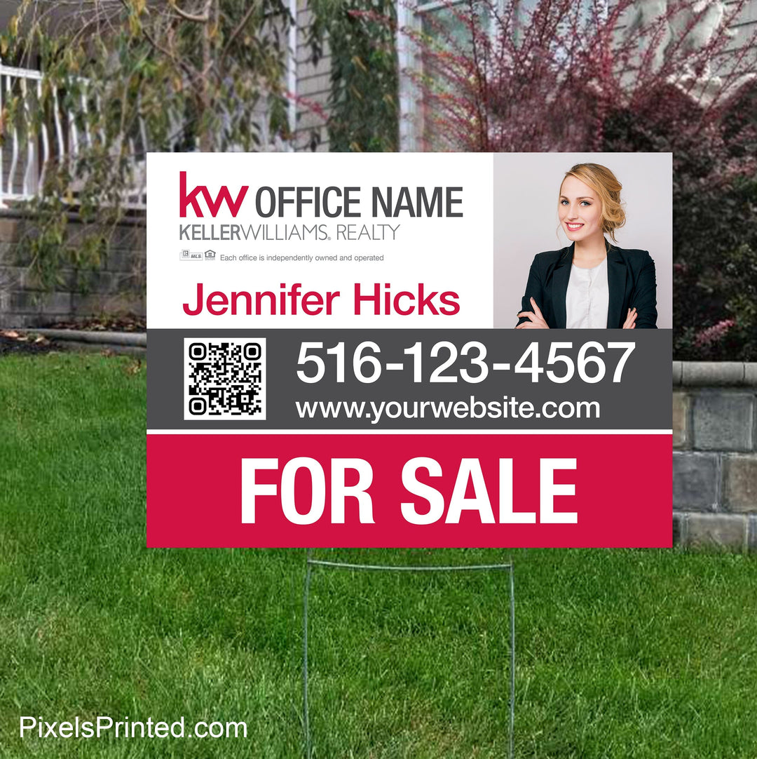 Keller Williams yard signs yard signs PixelsPrinted 