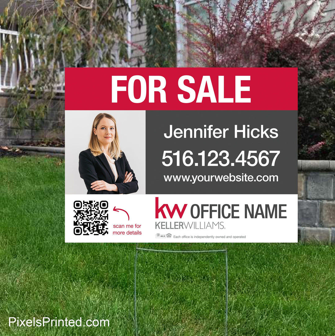 Keller Williams yard signs yard signs PixelsPrinted 