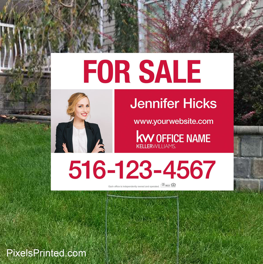 Keller Williams yard signs yard signs PixelsPrinted 
