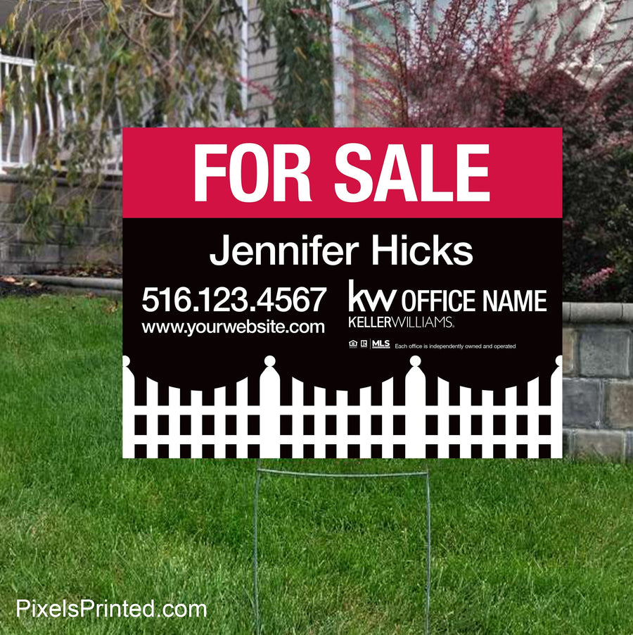 Keller Williams yard signs yard signs PixelsPrinted 