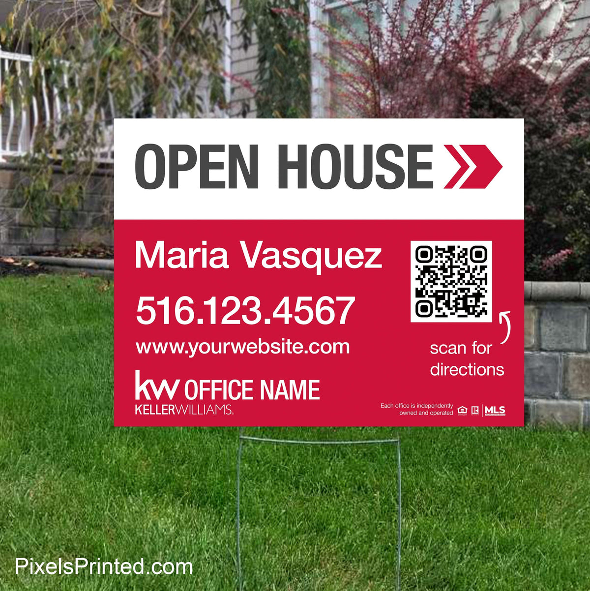 Keller Williams yard signs yard signs PixelsPrinted 