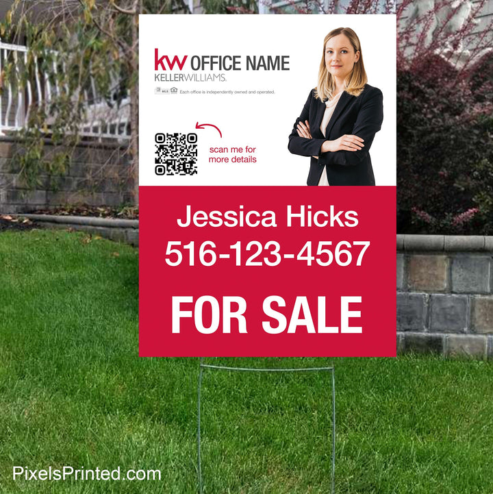 Keller Williams yard signs yard signs PixelsPrinted 