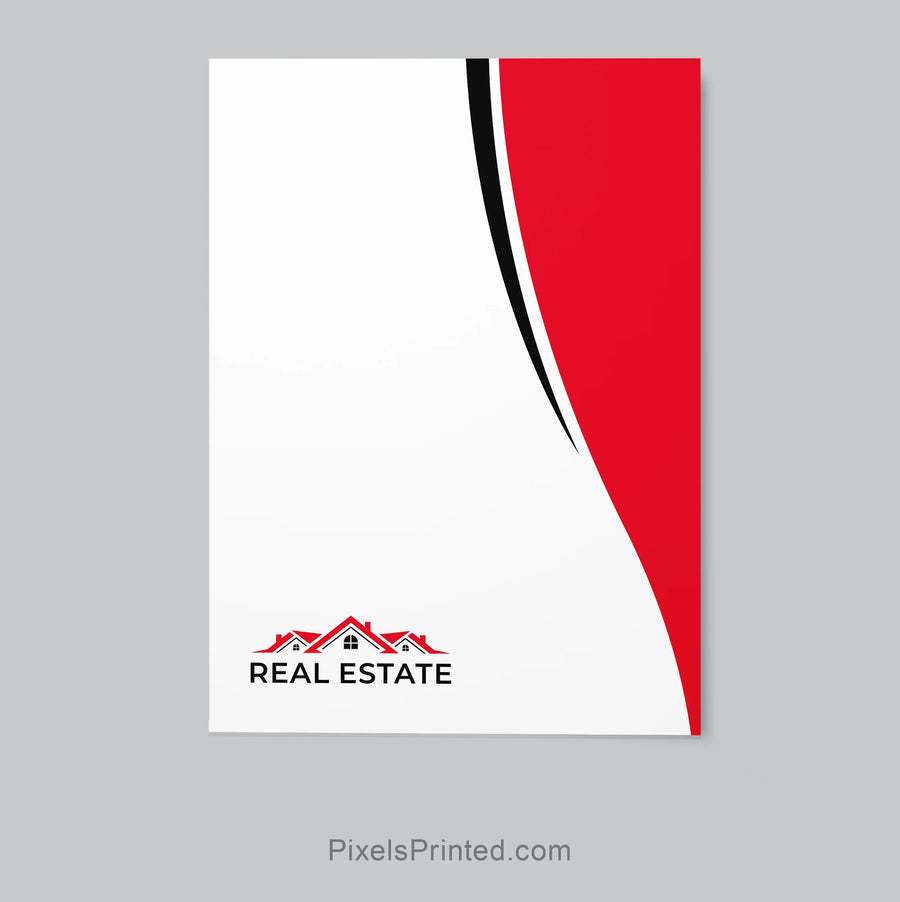 Real estate presentation folder for independent agents and brokers
