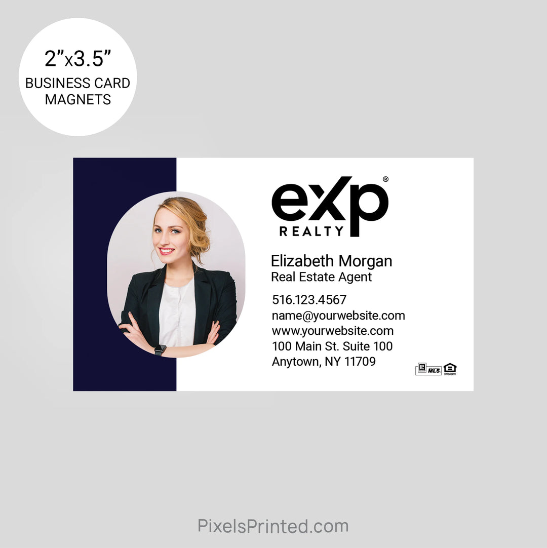 custom exp realty card magnets for local marketing