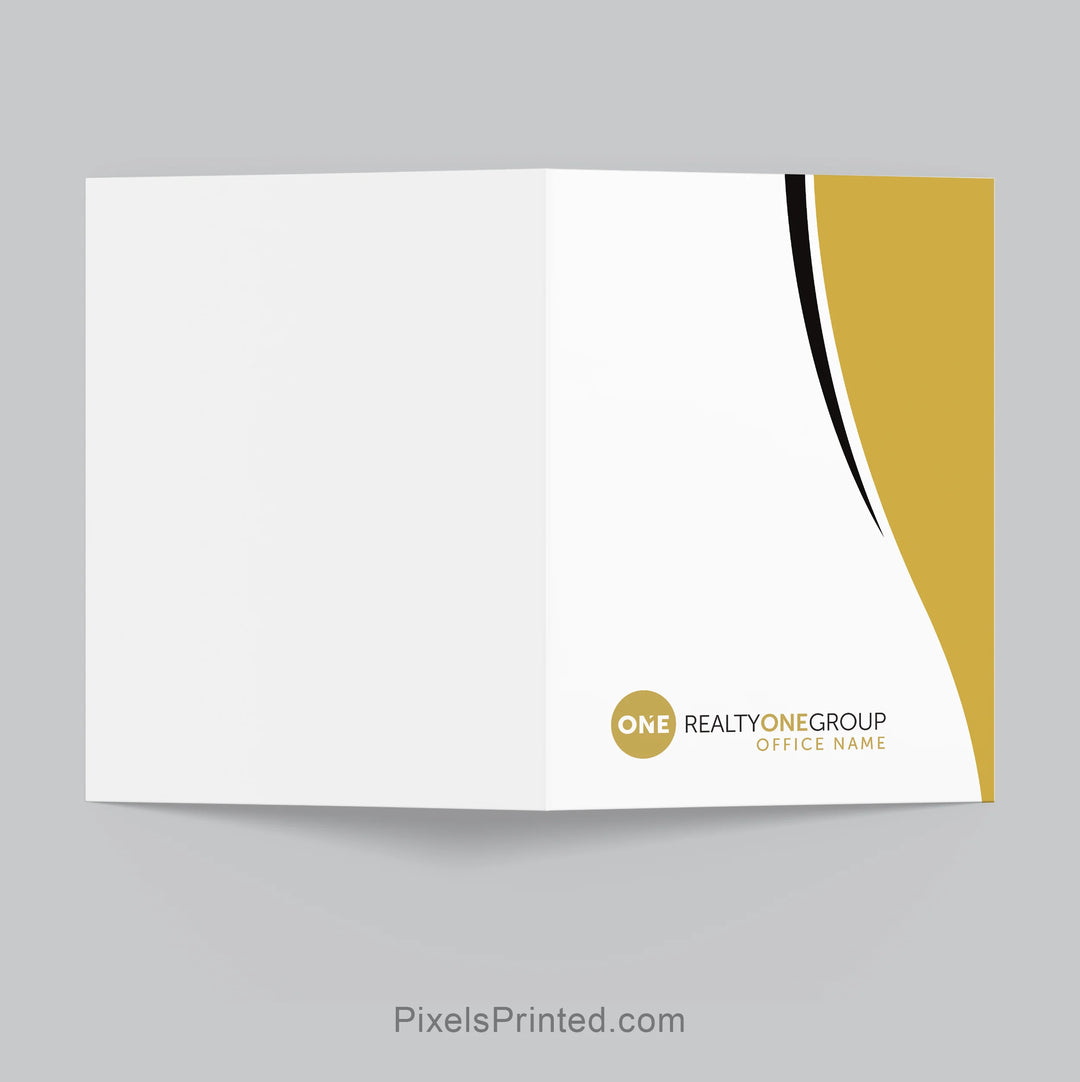 custom Realty ONE Group transaction presentation folder for contracts, offers, and client documents.