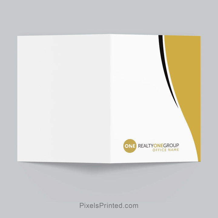 custom Realty ONE Group transaction presentation folder for contracts, offers, and client documents.