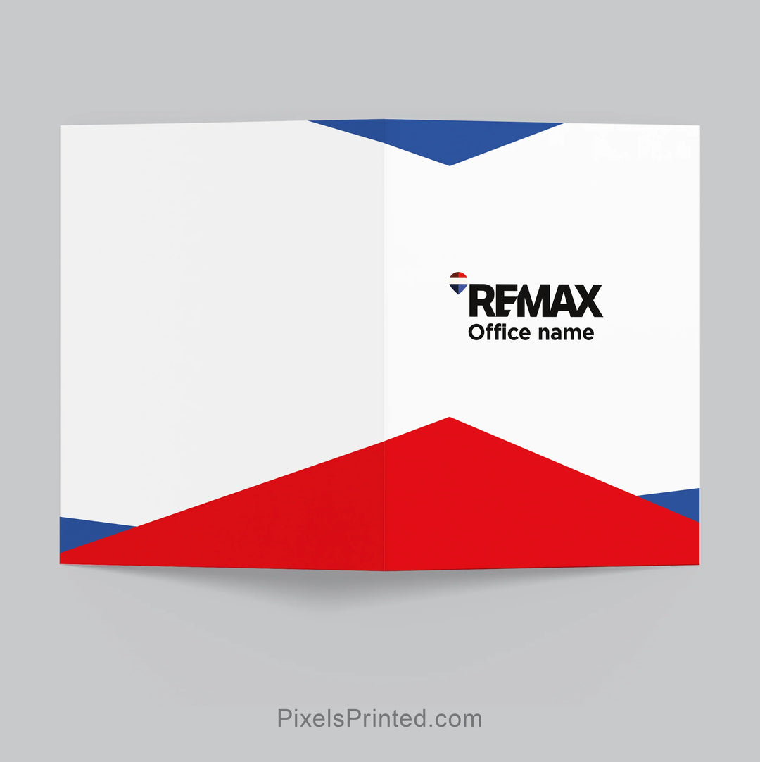 professional RE/MAX real estate folders