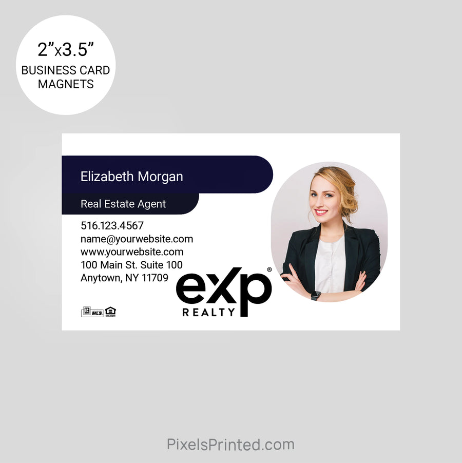 professional card magnets for realtors with exp realty