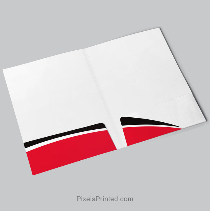 two pocket folders for independent real estate agents