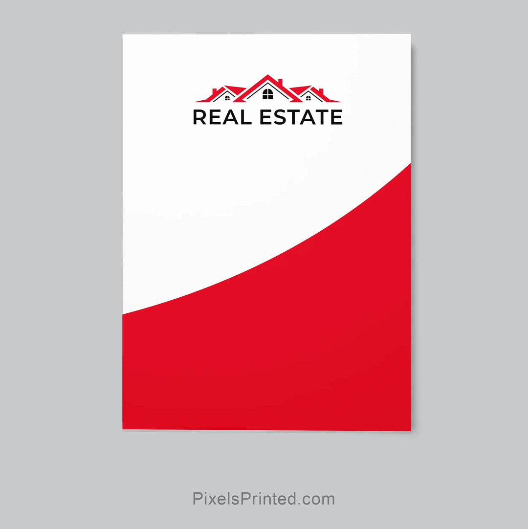 Listing presentation folder for independent real estate agents