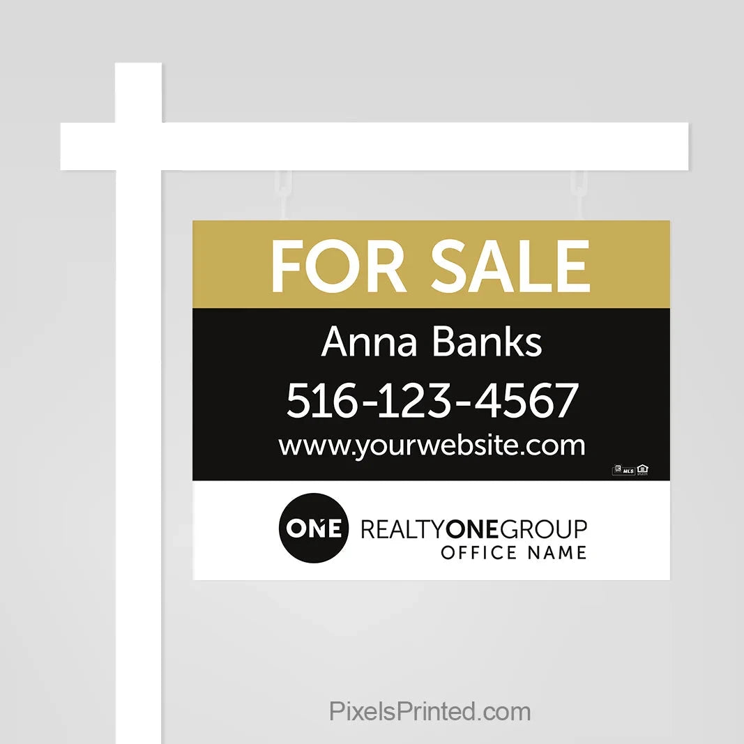 Realty ONE Group for sale sign panels sign panels PixelsPrinted 