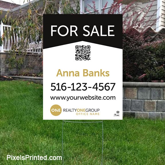 Realty ONE Group for sale yard signs yard signs PixelsPrinted 