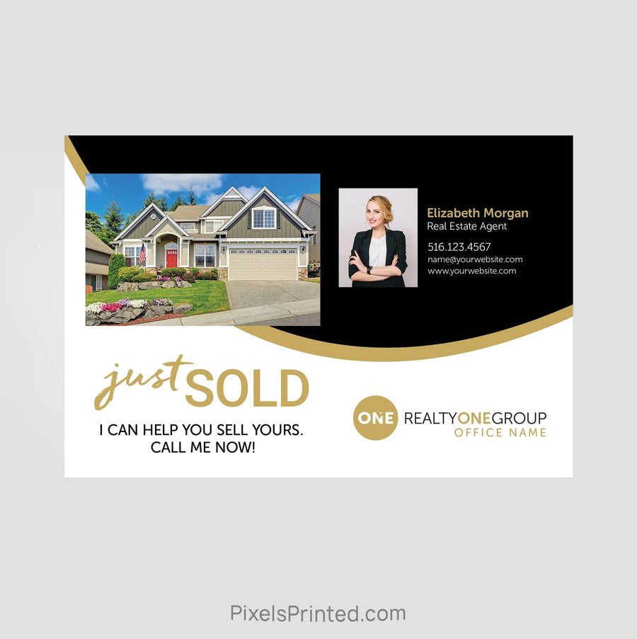 Realty One Group just sold postcards PixelsPrinted 