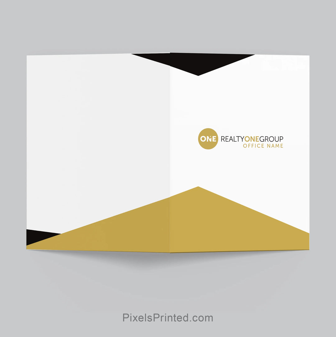 Realty ONE Group glossy 9 x 12 listing presentation folders