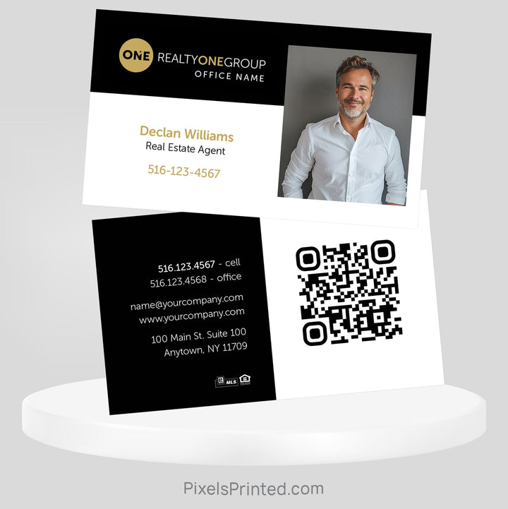 Realty ONE Group real estate business cards Business Cards PixelsPrinted 