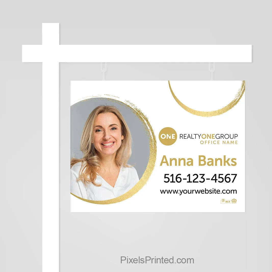 Realty ONE Group real estate sign panels sign panels PixelsPrinted 