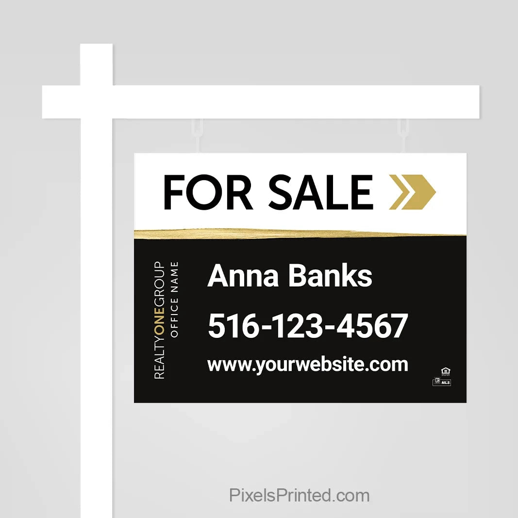Realty ONE Group real estate sign panels sign panels PixelsPrinted 