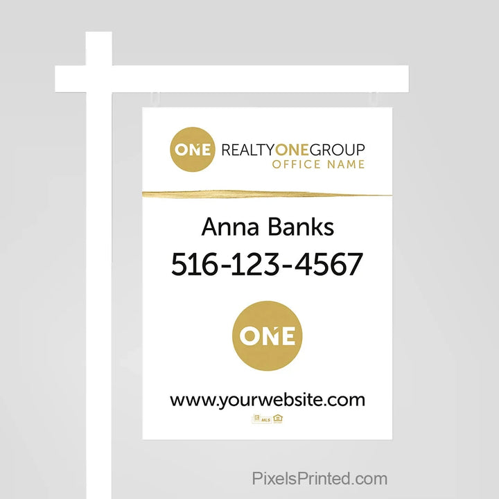 Realty ONE Group real estate sign panels sign panels PixelsPrinted 