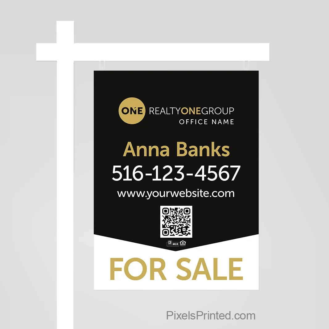 Realty ONE Group real estate sign panels sign panels PixelsPrinted 