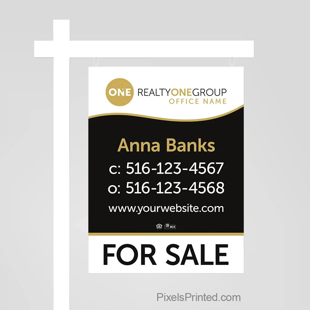 Realty ONE Group real estate sign panels sign panels PixelsPrinted 
