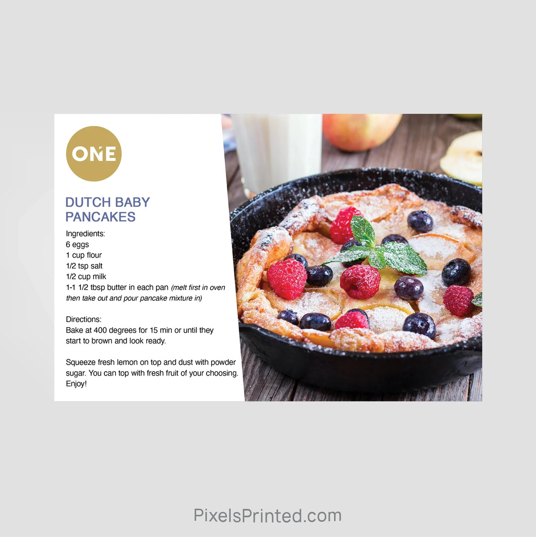 Realty One Group recipe postcards PixelsPrinted 