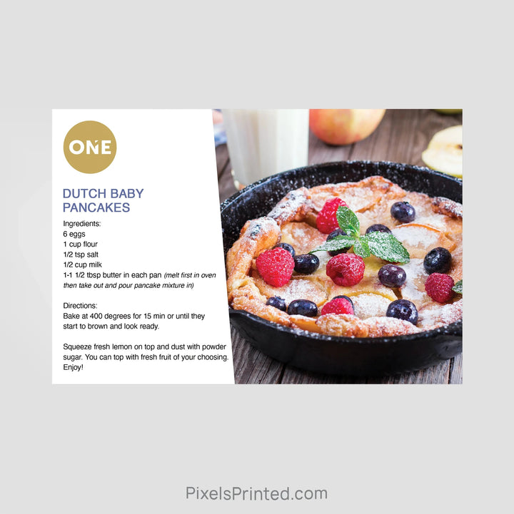 Realty One Group recipe postcards PixelsPrinted 