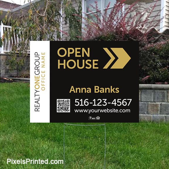 Realty ONE Group yard signs yard signs PixelsPrinted 