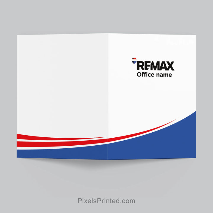 custom RE/MAX realtor presentation folder for buyer and seller meetings