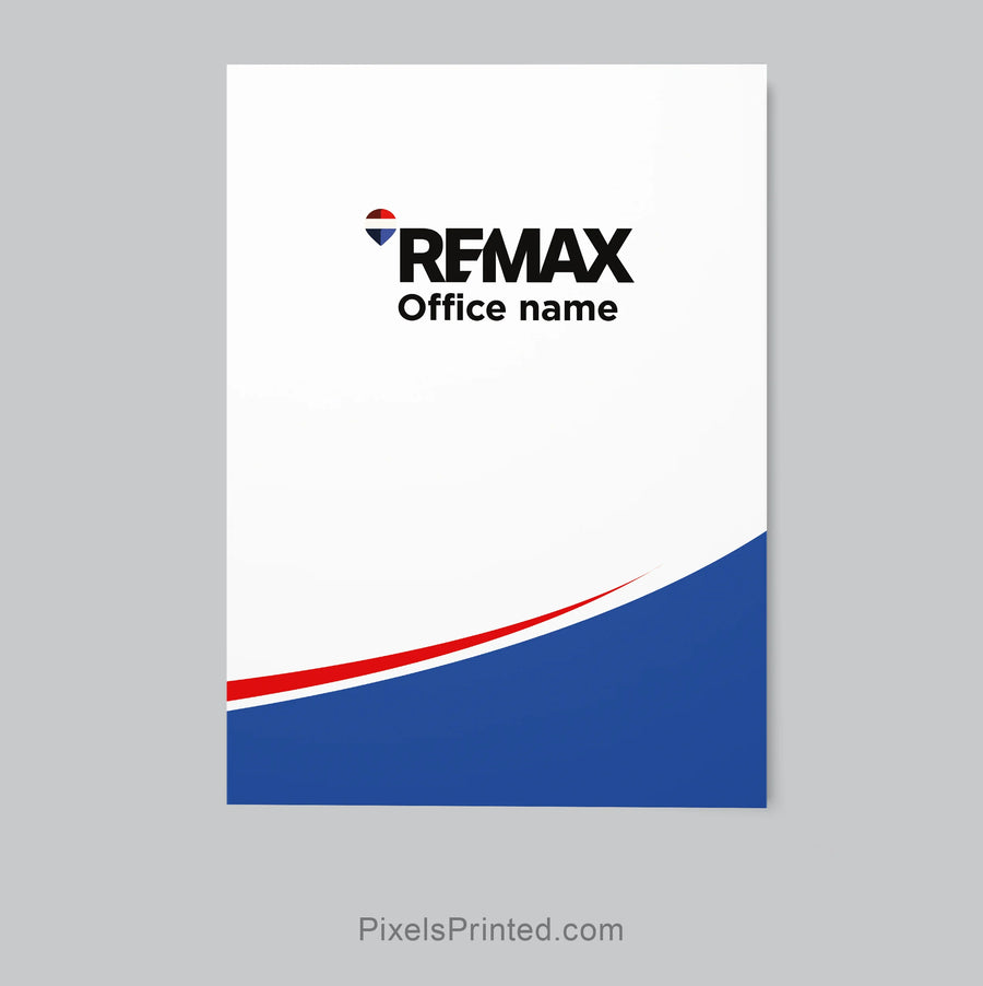 RE/MAX realtor presentation folder for buyer and seller meetings
