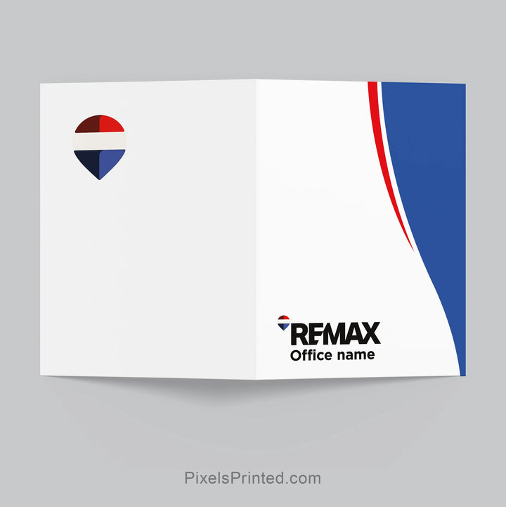 professional real estate REMAX broker presentation folders