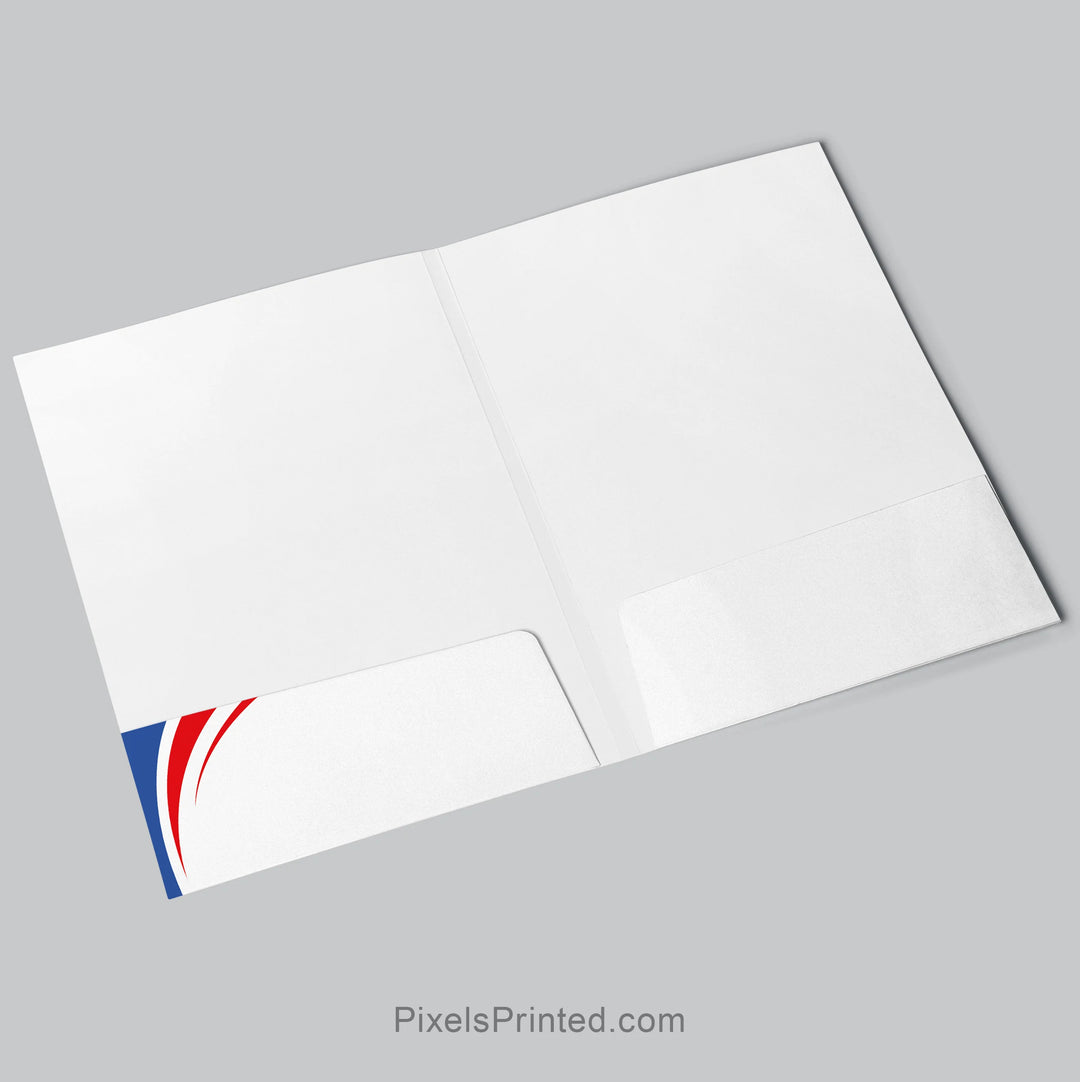 custom REMAX realtor brokerage presentation folders