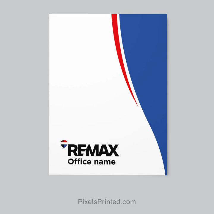 RE/MAX real estate presentation folder for agents