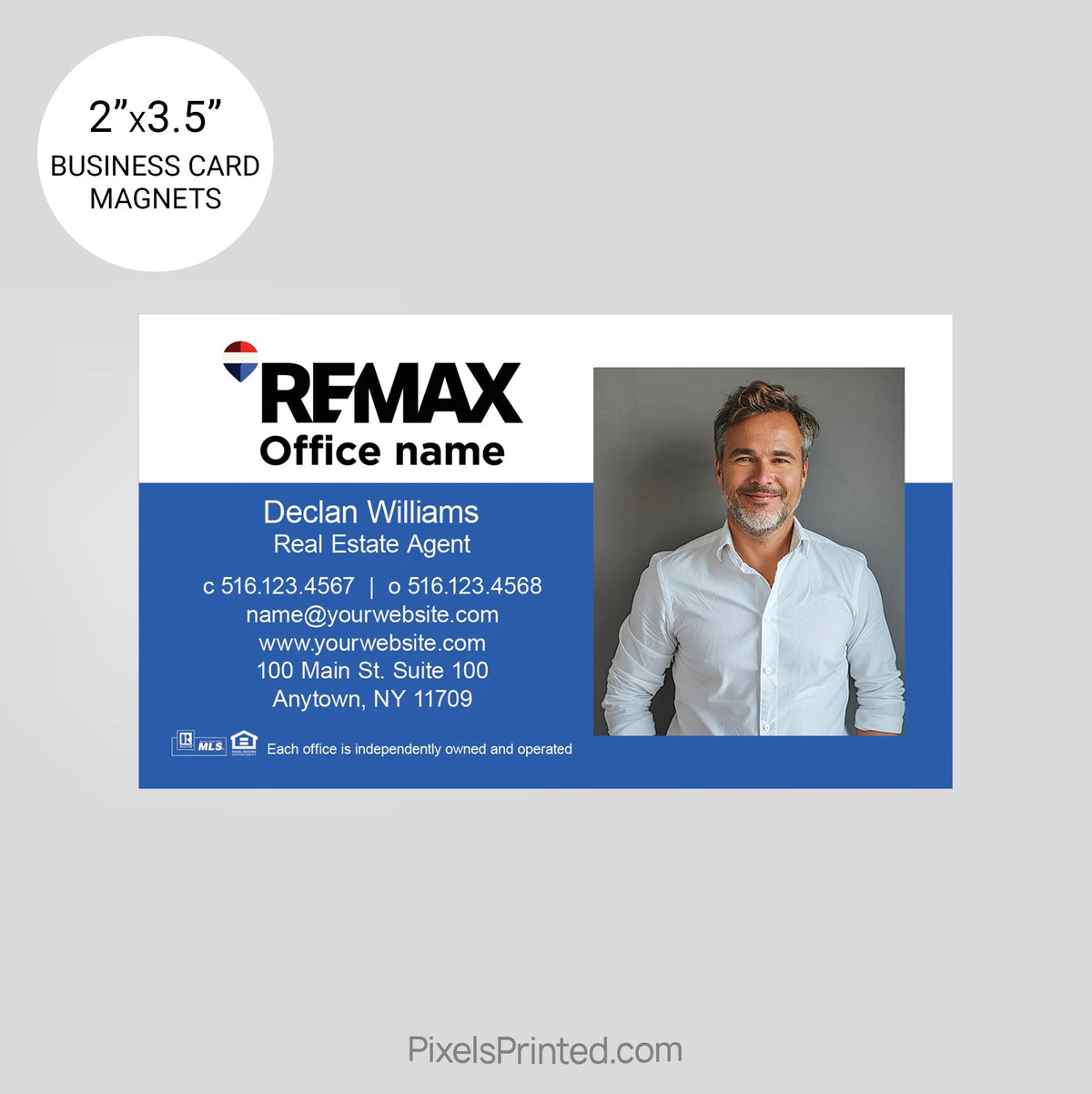 REMAX Real Estate Business Card Magnets card magnets PixelsPrinted 