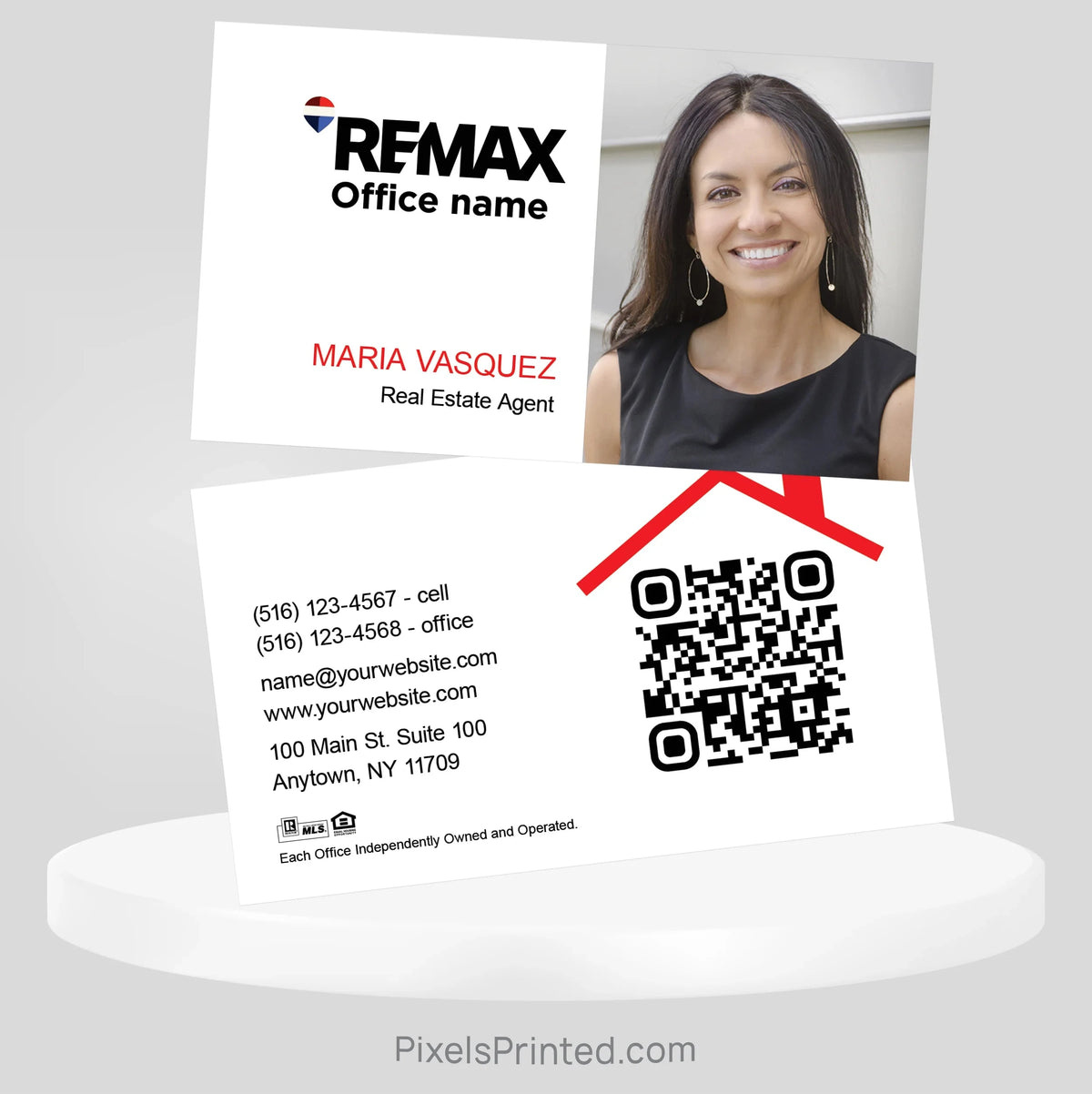 REMAX real estate business cards Business Cards PixelsPrinted 