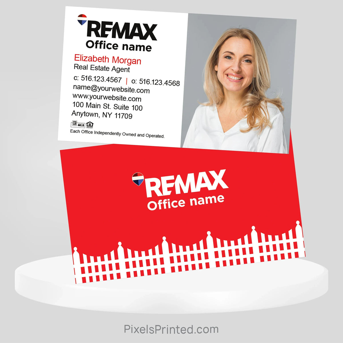 REMAX real estate business cards Business Cards PixelsPrinted 