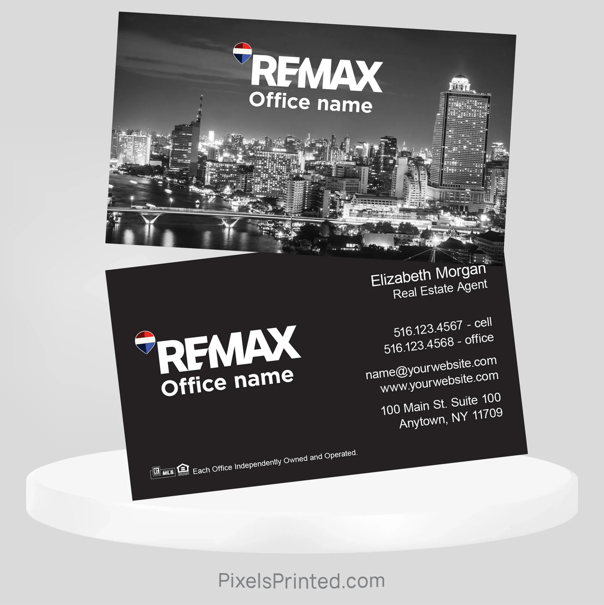 REMAX real estate business cards Business Cards PixelsPrinted 