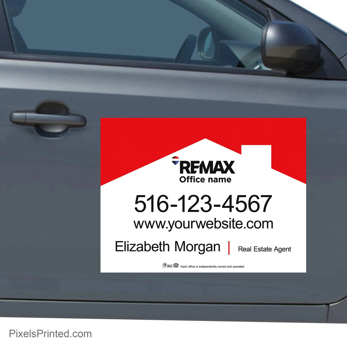 REMAX real estate car decals - 18”x24” PixelsPrinted 