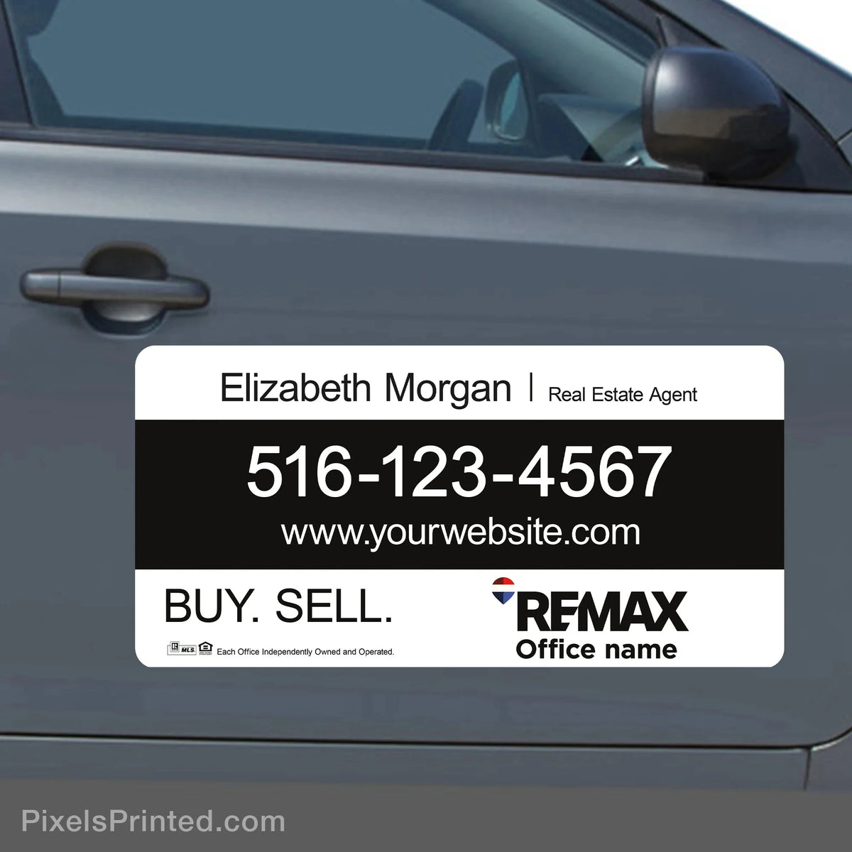 REMAX agent car magnet that turns everyday driving into consistent local advertising.