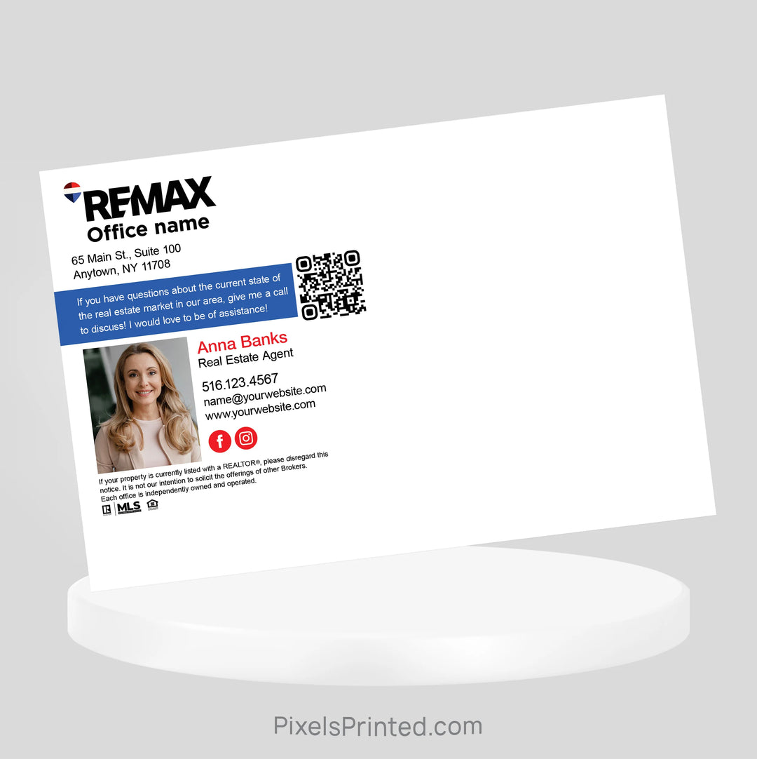 remax real estate fall marketing postcards